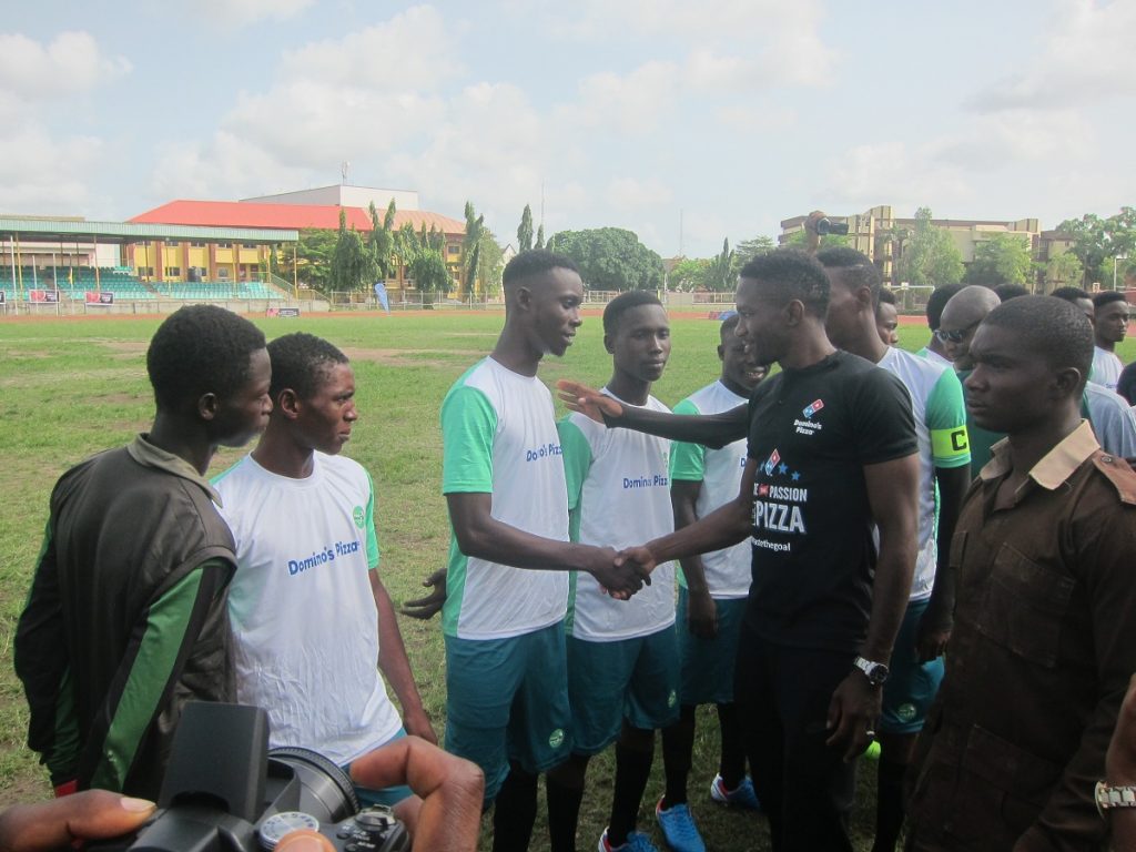 Kenneth Omeruo meets TurfSeason 2018 Talents in Matchday2 versus Legend FC at YABATECH Sports Complex, Powered by Dominos Pizza