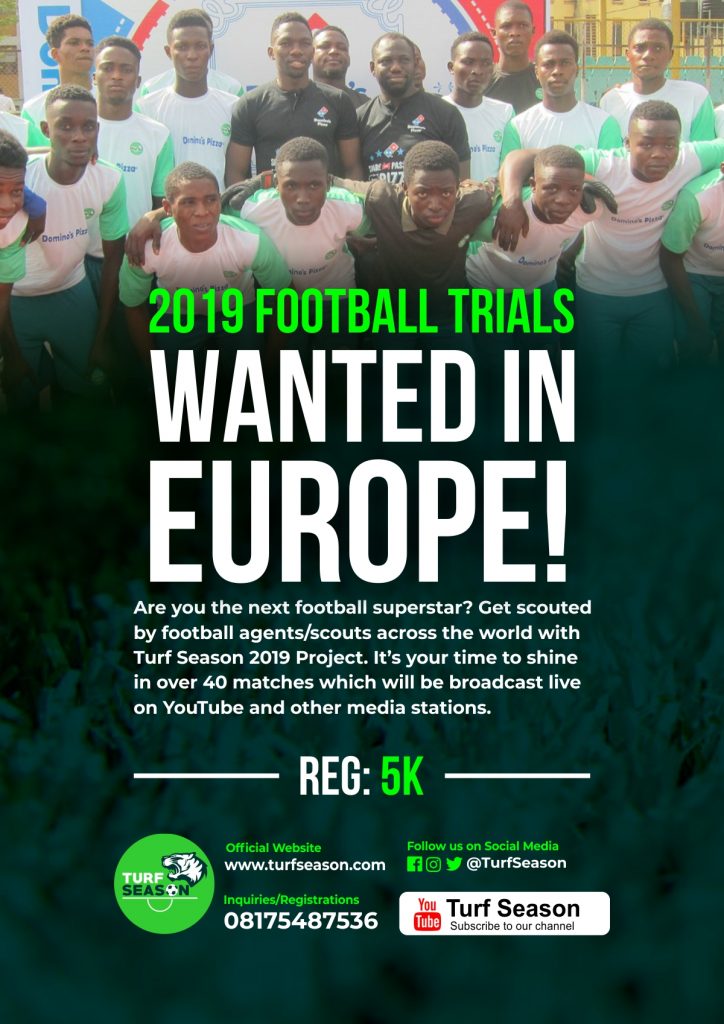 Turf Season 2019 Football Trials 