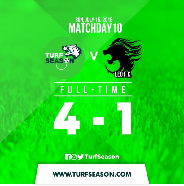 TURF DAY - FINAL SCORE - LEO FC - July 15,2018