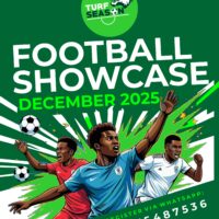 december 2025 showcase lagos football nigeria turfseason